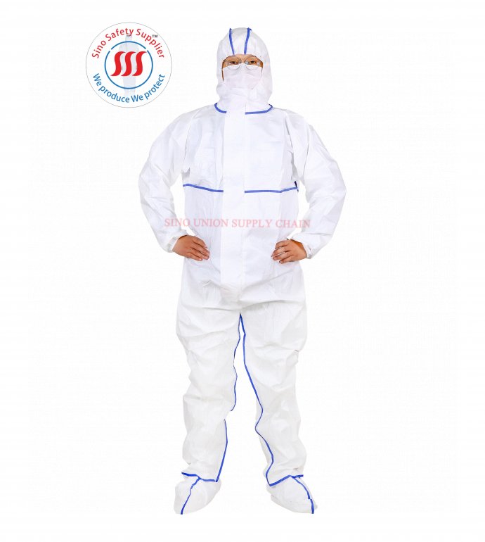 MICROPOROUS BOUND SEAMS COVERALL