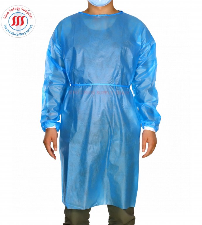 SINO-300 PP+PE COATED GOWN